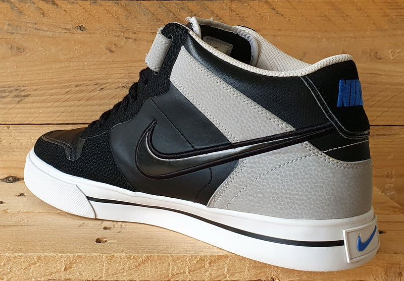 Nike Sellwood Mid Leather Trainers UK9/US10/EU44 386452-016 Black/Grey/White