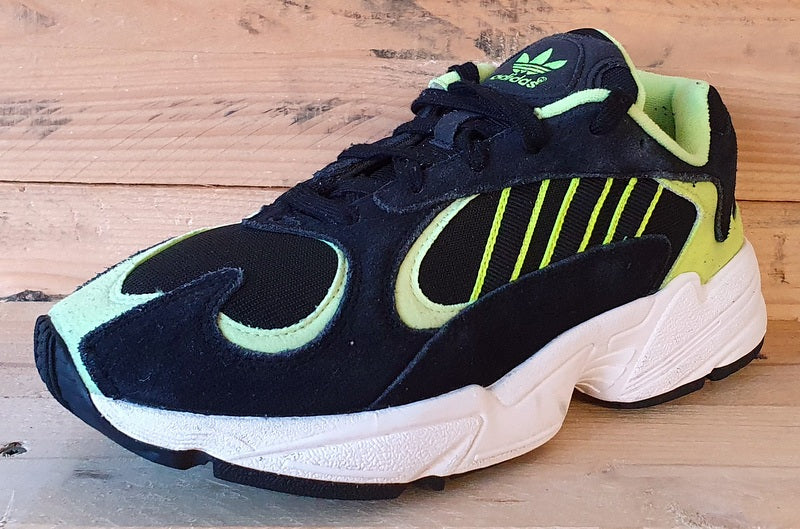 Adidas Yung-1 Suede Trainers EE5317 Core Black/Yellow/White UK7/US7.5/EU40.5