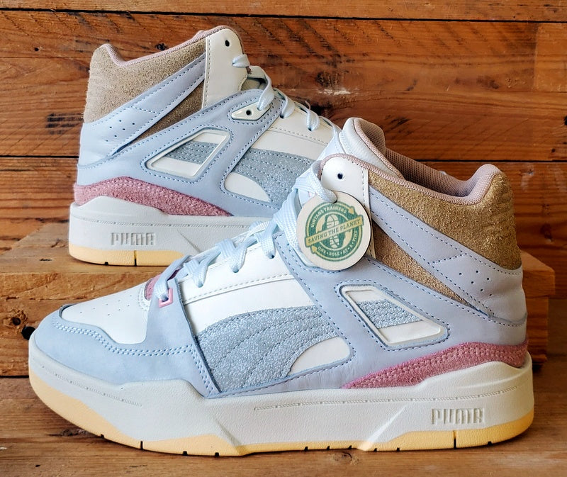 Puma Slipstream Mid Leather Trainers UK6/US8.5/EU39 389846-02 Warm White