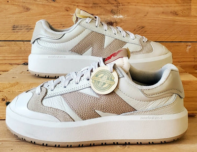 New Balance CT302 Low Leather Trainers UK5/US5.5/EU38 CT302AMM White/Grey