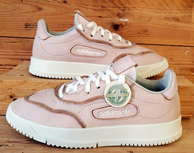 Adidas SC Premiere Low Leather Trainers UK5.5/US6/EU38.5 EH1093 Raw White/Pink