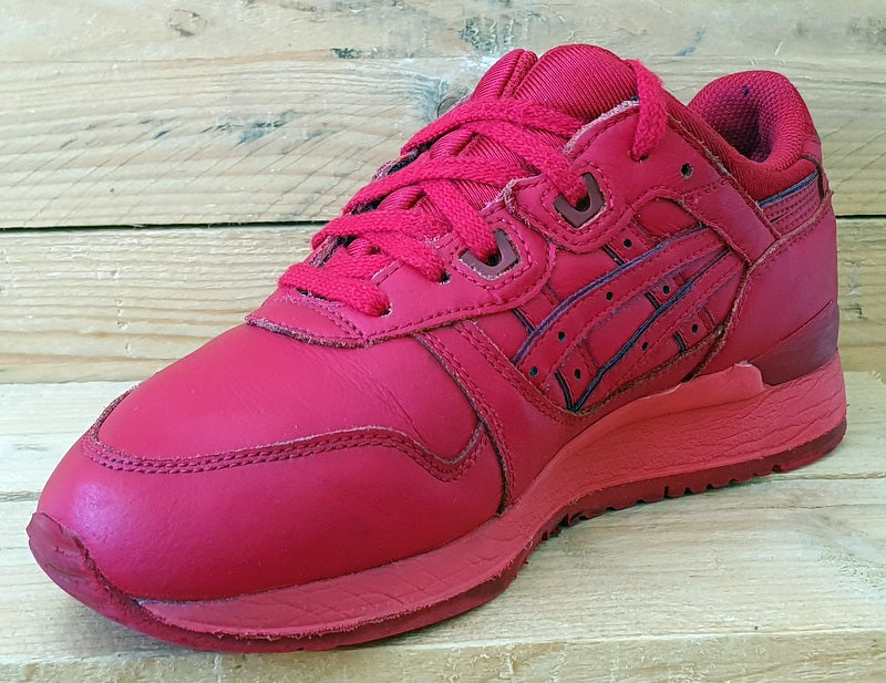 Asics Gel Lyte III Low Leather Trainers H63QK Valantines Red UK5/US6/EU38