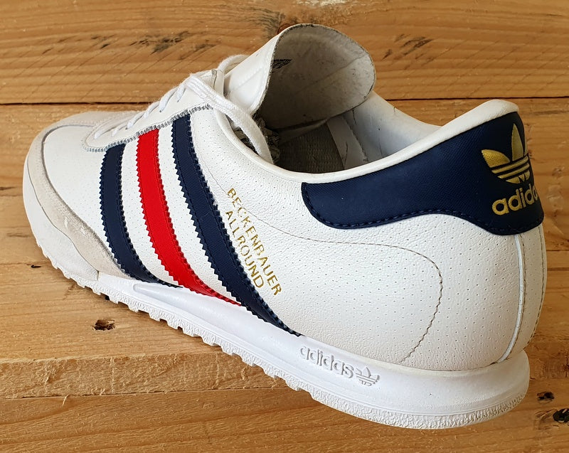Adidas Original Beckenbauer Allround Leather Trainers UK9/US9.5/E43 G12598 White