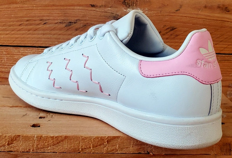 Adidas Stan Smith Zig Zag Low Leather Trainers UK7.5/US9/EU41 BZ0401 White/Pink