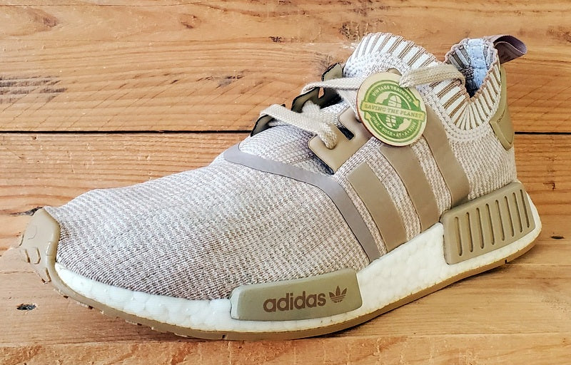 Adidas NMD R1 Low Primeknit Trainers UK9/US9.5/EU43 BY1912 Linen Khaki